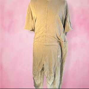 FP Movement by Free People Tan Jumpsuit